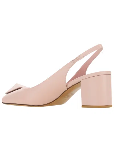 Shop Valentino Slingback Sandals In Pink