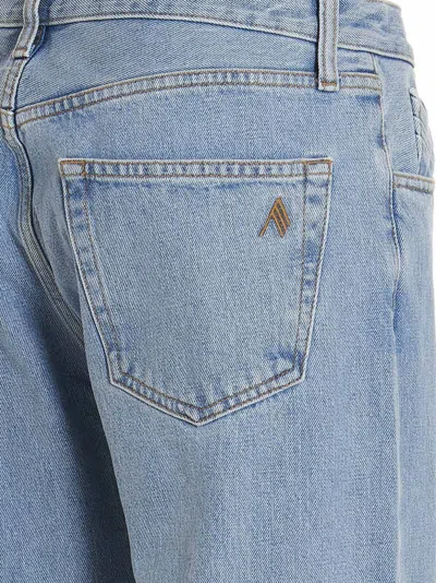 Shop Attico Boyfriend Jeans In Blue