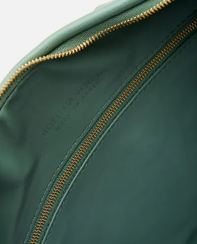 Shop Bottega Veneta Gemelli Medium Leather Shoulder Bag In Aloe/muse