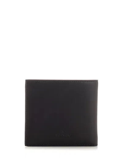 Shop Valentino Black Vltn Wallet