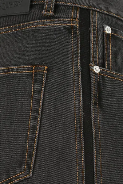 Shop Alexander Mcqueen Black Denim Jeans