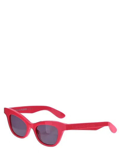 Shop Alexander Mcqueen Sunglasses In Pink