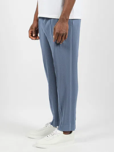 Shop Issey Miyake Compleat Trousers In Blue