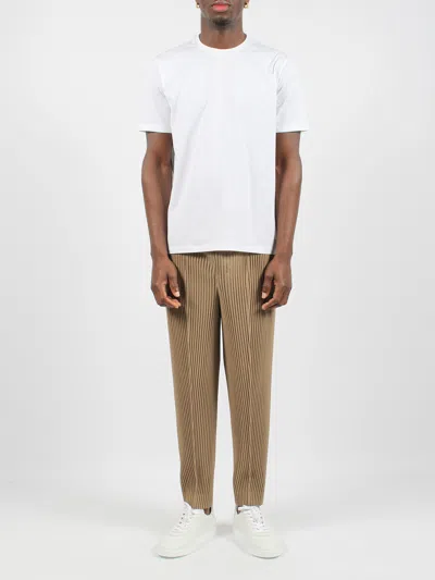 Shop Issey Miyake Compleat Trousers In Brown