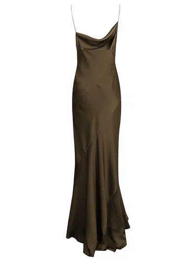Shop Philosophy Di Lorenzo Serafini Long-length Sleeveless Dress In Green