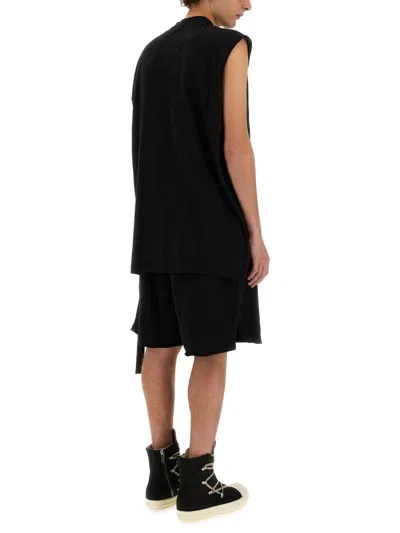 Shop Drkshdw Cotton Bermuda Shorts In Black