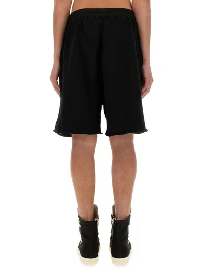 Shop Drkshdw Elastic Drawstring Waist Shorts In Black