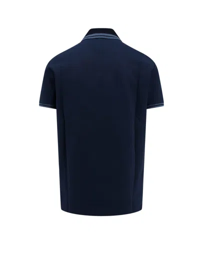 Shop Etro Polo Shirt In Blu Scurissimo 1