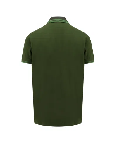 Shop Etro Polo Shirt In Verde Oliva