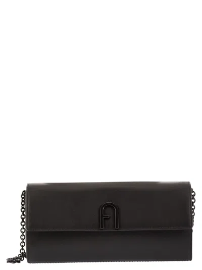 Shop Furla Flow - Mini Shoulder Bag In Nero