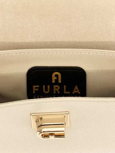 Shop Furla 1927 Mini Handbag In Marshmallow