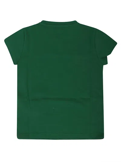 Shop Golden Goose Journey/ Girls T-shirt/ Cotton Jersey Golden G In Green Jacket/ Gold
