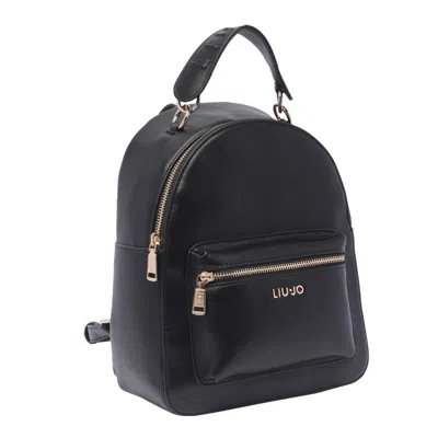 Shop Liu •jo Johra Backpack Liu-jo In Black