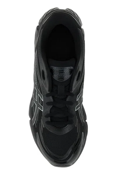 Shop Asics Multicolor Mesh And Rubber Gel Quantum 360 Sneakers  In Black