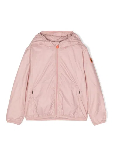 Shop Save The Duck Pink Shilo Windbreaker Jacket