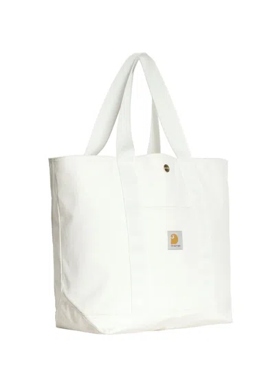 Shop Carhartt Canvas Tote In Wax Rinsed