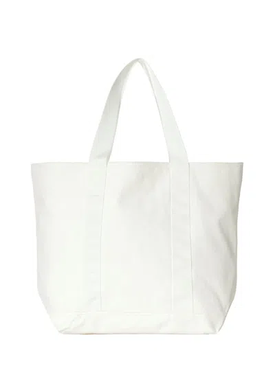 Shop Carhartt Canvas Tote In Wax Rinsed
