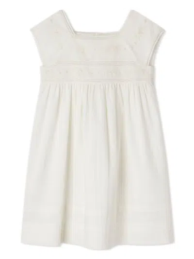 Shop Bonpoint Milk White Framboise Dress