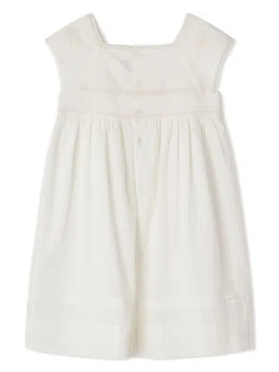 Shop Bonpoint Milk White Framboise Dress
