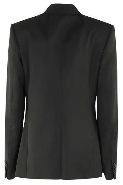 Helmut Lang Curved Classic Blazer In Black