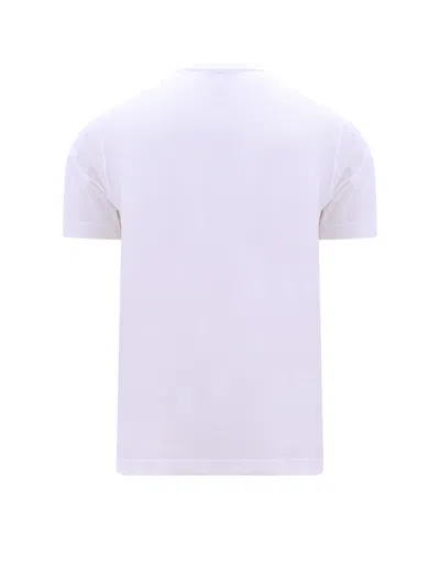 Shop Zanone T-shirt In Bianco