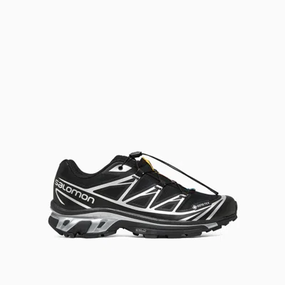 Shop Salomon S-lab Xt-6 Gore-tex Sneakers L47450600 In Black/silver