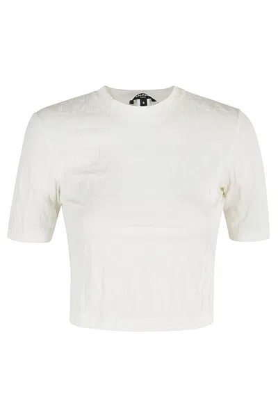 Shop Balmain T Shirt In Ivory