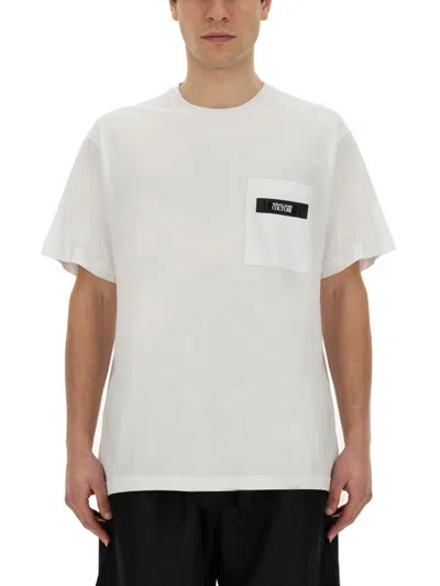 Shop Versace Jeans Couture T-shirt With Logo