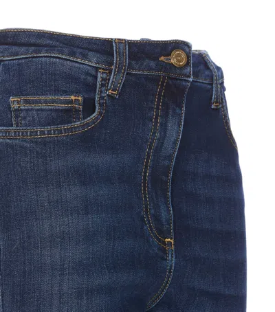 Shop Elisabetta Franchi Jeans In Blue Vintage