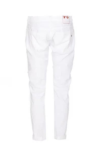 Shop Dondup George Jeans Jeans In Bianco