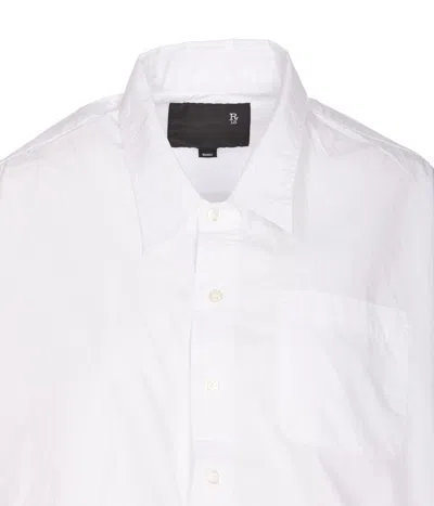 Shop R13 Crossover Bubble Shirt Shirt In White
