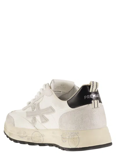 Shop Premiata Nous - Sneakers Sneakers In White/grey