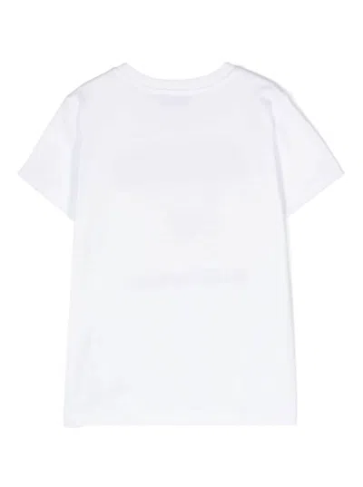 Shop Moschino T-shirt In White