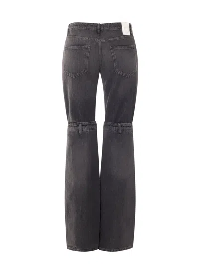 Shop Coperni Trouser Pants In Washed Black