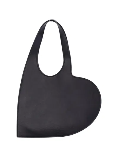Shop Coperni Heart Shoulder Bag Shoulder Bag In Black