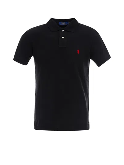 Shop Polo Ralph Lauren Polo Shirt Polo Shirt In Polo Black