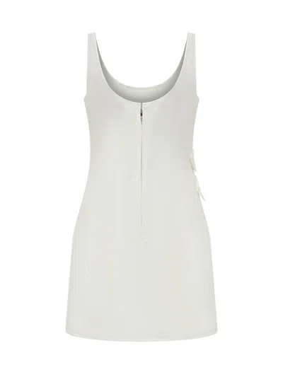 Versace Scoop-neck Minidress In White