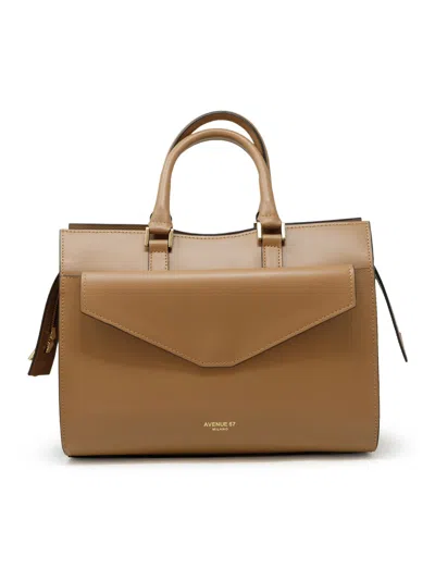 Shop Avenue 67 Ac031a0021 9 Zora Camel Leather Bag