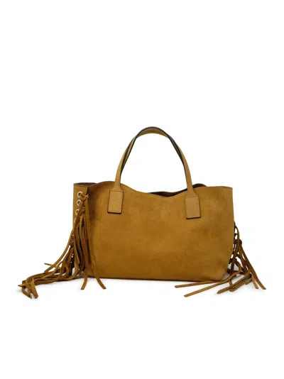 Shop Avenue 67 Camel Leather Cristal Bag