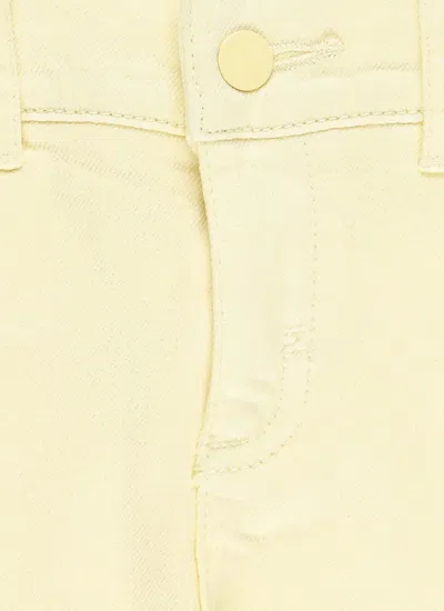 Shop Stella Mccartney Cotton Trousers In Yellow