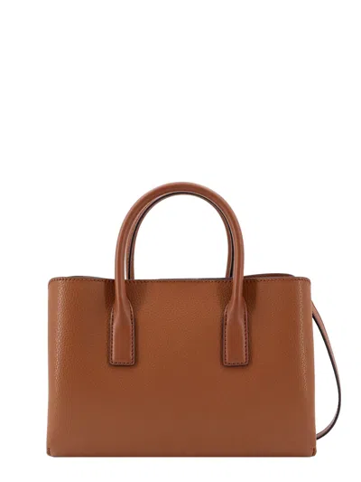 Shop Michael Kors Ruthie Handbag In Luggage
