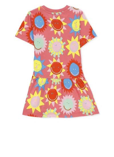 Shop Stella Mccartney Dress With Print In Fuchsia