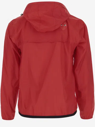 Shop Comme Des Garçons Play X K-way Nylon Jacket In Red