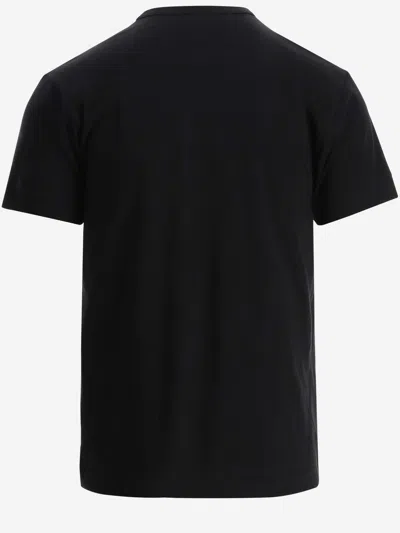 Shop Comme Des Garçons Cotton T-shirt With Logo In Black