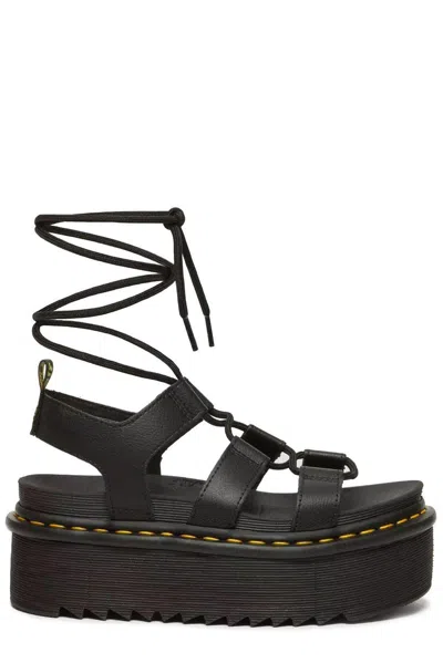 Shop Dr. Martens' Nartilla Xl Athena Platform Sandals In Black