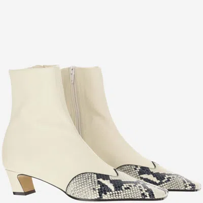 Shop Khaite The Nevada Stretch High Boot In Ivory