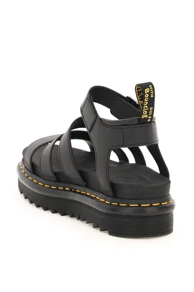 Shop Dr. Martens' Blaire Hydro Sandals In Nero