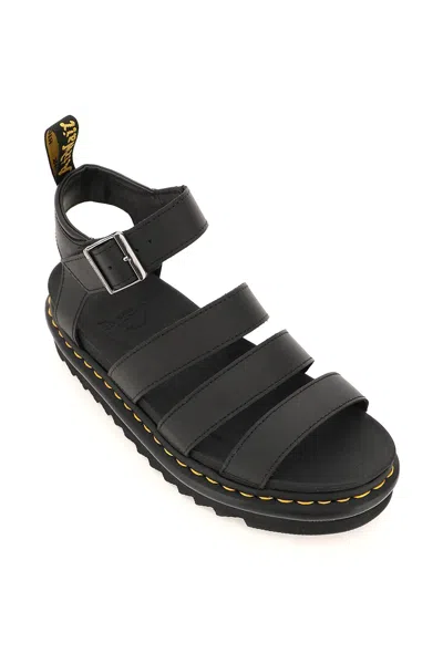 Shop Dr. Martens' Blaire Hydro Sandals In Nero