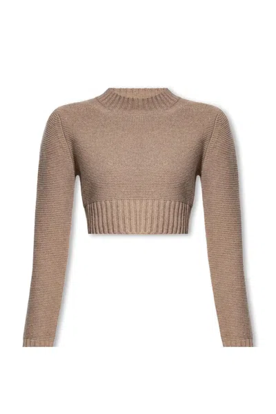 Shop Max Mara Kaya Sweater In Beige