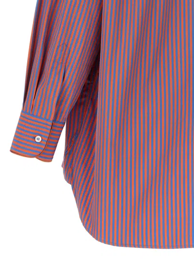 Shop Etro Striped Shirt In Multi